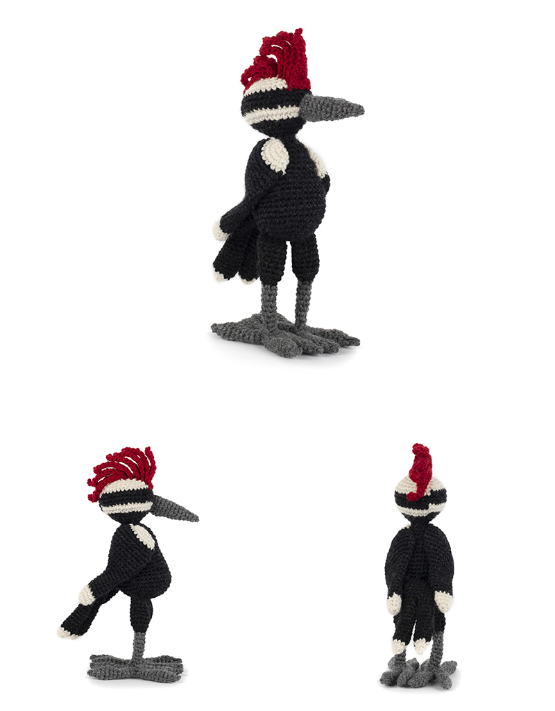 toft ed's animal scott the woodpecker amigurumi crochet